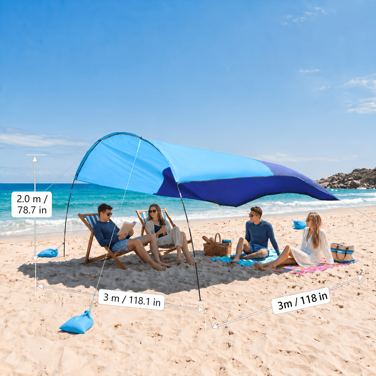 Seaside Beach Camping Tent